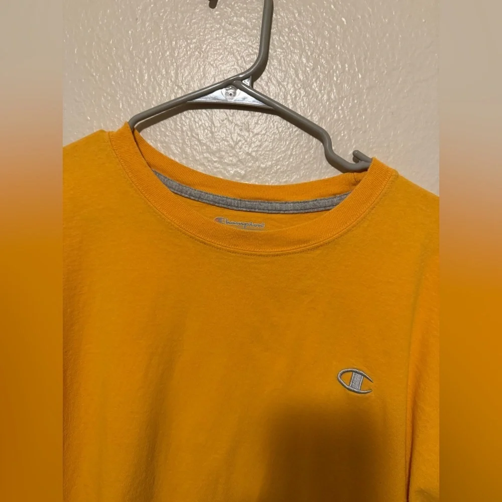 Champion Golden Yellow Tee 👕 - Picture 4 of 5